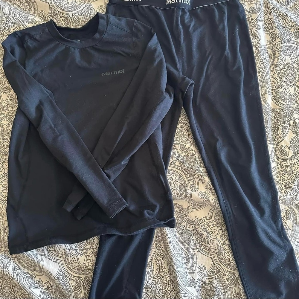 Marmot kids under layers (thermals)
